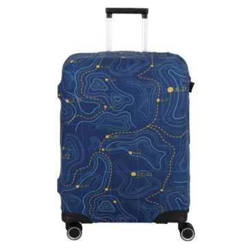 Чехол для чемоданов Blue Topography Eberhart